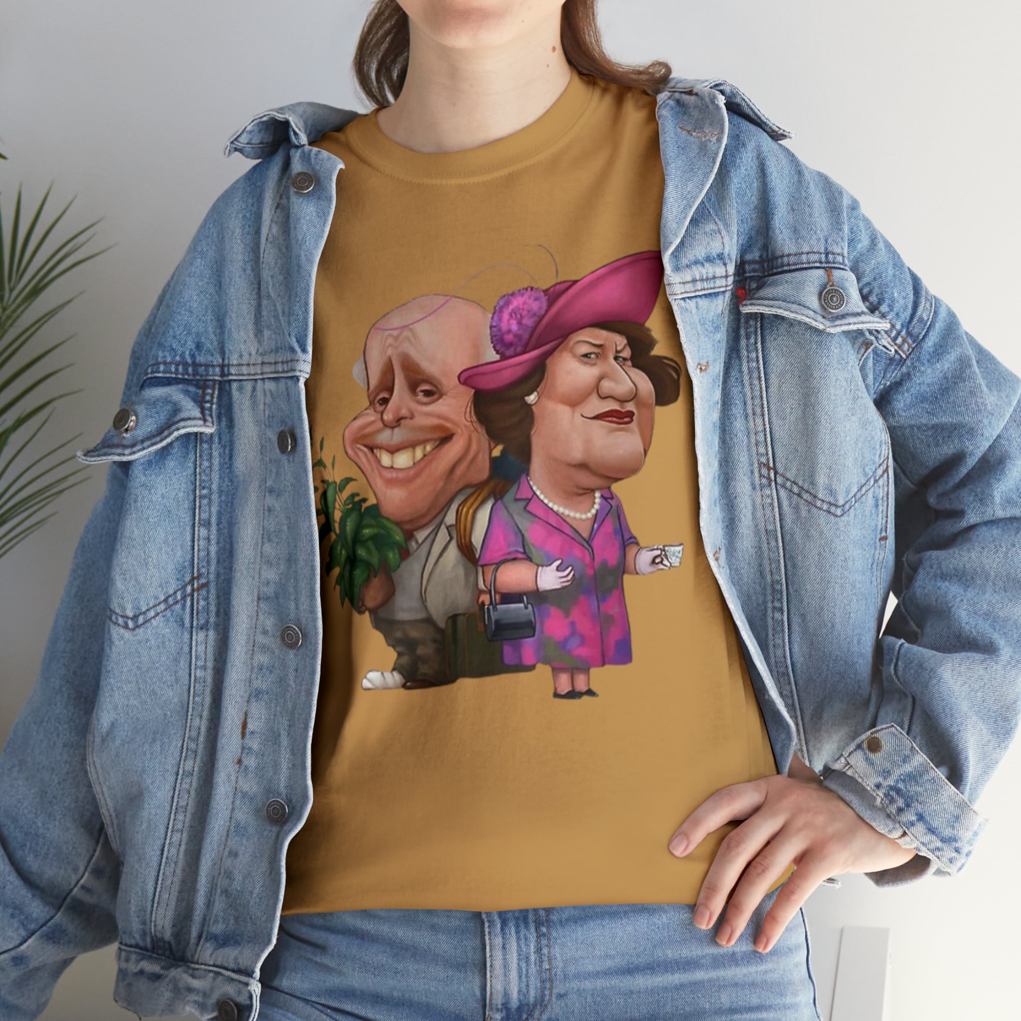 Keeping Up Appearances 90's TV Show-Unisex Heavy Cotton T-Shirt - Creations by Chris and Carlos